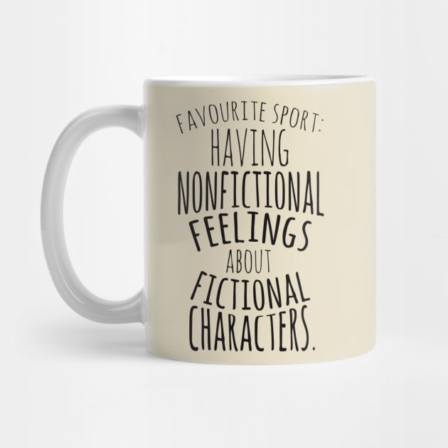 nonfictional feelings about fictional characters by FandomizedRose